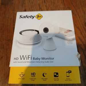 Safety 1st White HD WiFi Baby Monitor